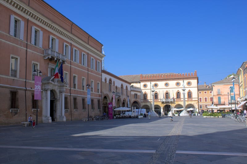 Piazza del Popolo in Ravenna's historic centre