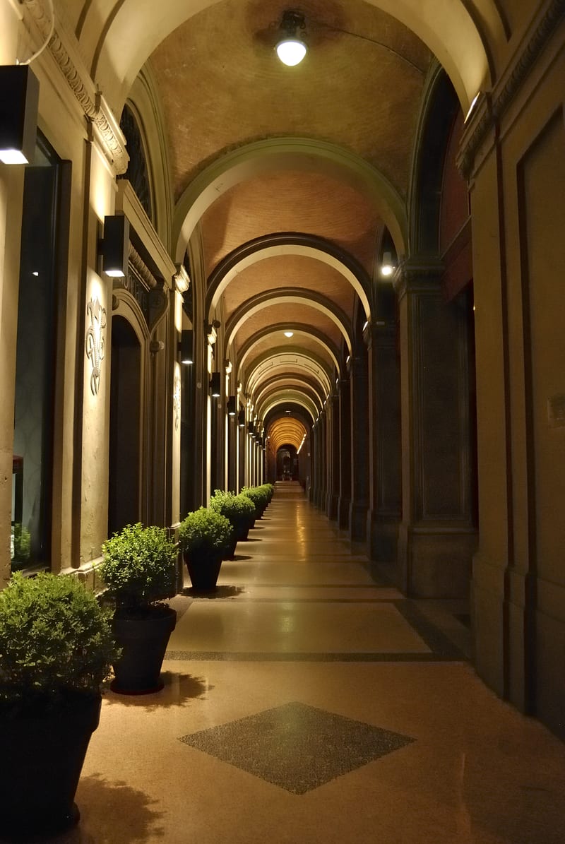 Historic porticoes in Bologna, Emilia-Romagna